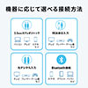 【10%OFFクーポン 6/30迄】コンパクト サウンドバースピーカー 50W出力 Bluetooth対応 テレビ PC シアターバー