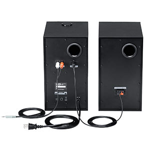 Bluetoothスピーカー 高音質 ワイヤレススピーカー 低音/高音調整対応 木製ブックシェルフ ヘッドフォン対応 56W