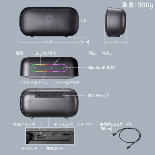 アウトドアもお風呂も高音質！迫力サウンドを楽しめるコンパクト防水
