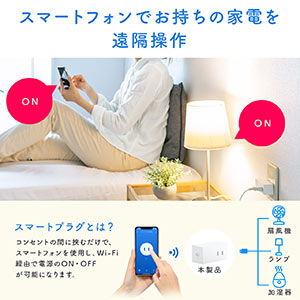 2個セット】 スマートプラグ アレクサ Google対応 Wi-Fi 1個口 遠隔