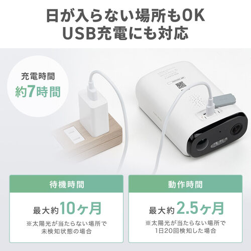 �h�ƃJ���� ���O �\�[���[ ���C�����X  500����f �Ď��J���� �X�}�z�A�� Wi-Fi �o�b�e���[���� �l���Z���T�[ �h���h�o IP66 �o�����ʘb �ƒ�p ���ԏ�