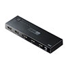 【ビジネス応援セール】HDMI切替器 4入力1出力 4K/60Hz HDR対応 自動/手動切り替え 固定用マグネットつき HDMIセレクター PS5対応 400-SW036