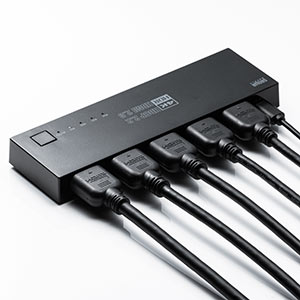 HDMI切替器 4入力1出力 4K/60Hz HDR対応 自動/手動切り替え 固定