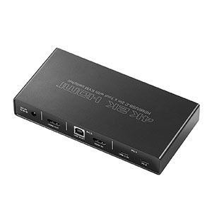 USB Type-C/HDMI パソコン切替器 2台切替 KVMスイッチ ドッキングステーション USB PD対応 USBキーボード USBマウス  400-SW037 |サンワダイレクト