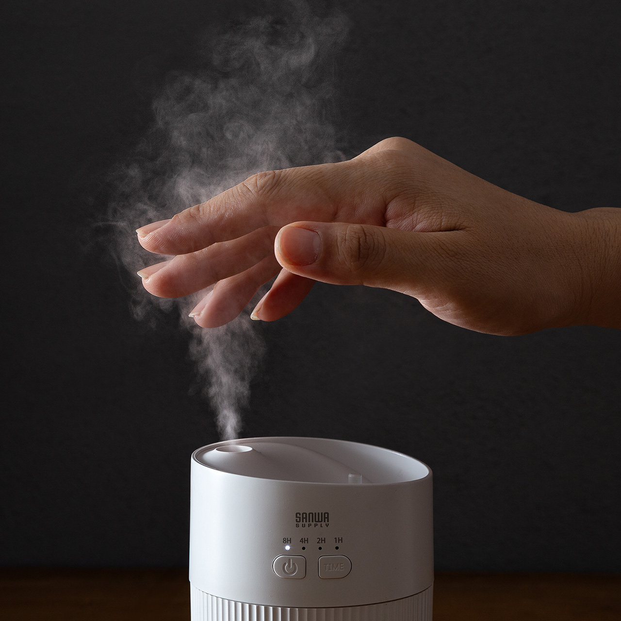 ������ ��� �����g�� �㕔���� �o�b�e���[�� USB�[�d 400ml ���R��h�~ �^�C�}�[�t�� �É� ���^ LED���C�g �I�t�B�X �Q�� �ォ�狋�� �z���C�g