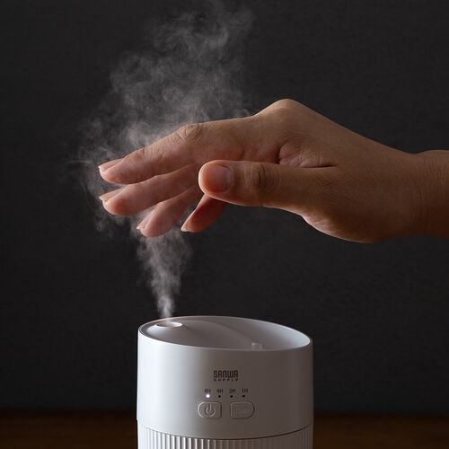 ������ ��� �����g�� �㕔���� �o�b�e���[�� USB�[�d 400ml ���R��h�~ �^�C�}�[�t�� �É� ���^ LED���C�g �I�t�B�X �Q�� �ォ�狋�� �z���C�g