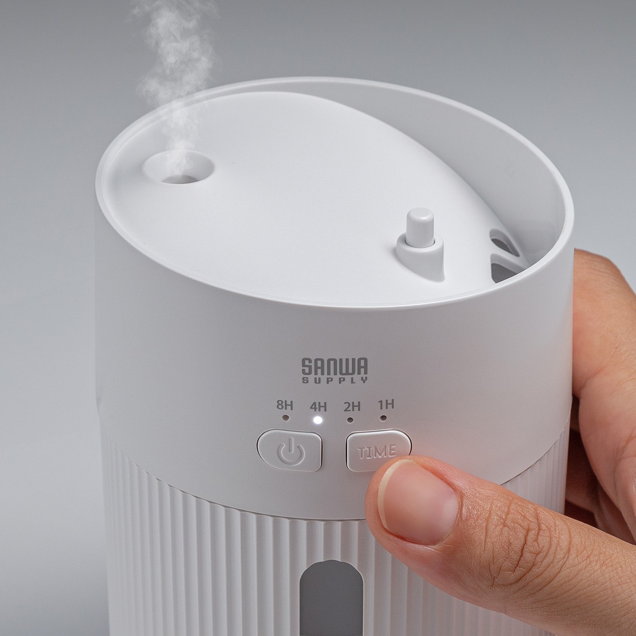 ������ ��� �����g�� �㕔���� �o�b�e���[�� USB�[�d 400ml ���R��h�~ �^�C�}�[�t�� �É� ���^ LED���C�g �I�t�B�X �Q�� �ォ�狋�� �z���C�g