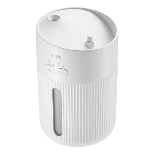 ������ ��� �����g�� �㕔���� �o�b�e���[�� USB�[�d 400ml ���R��h�~ �^�C�}�[�t�� �É� ���^ LED���C�g �I�t�B�X �Q�� �ォ�狋�� �z���C�g