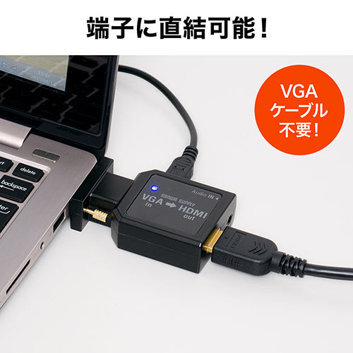VGA to HDMIϊA_v^i~jD-sub15sEHDMIϊEo͂EXeI~jP[utj 400-VGA008