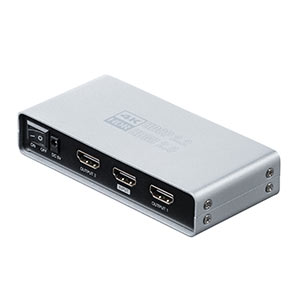 サンワサプライUHD 4K/60Hz HDR HDMI分配器400-VGA016 HDMI分配器 1入力 2出力 スプリッター 4K/60Hz HDR対応 HDCP2.2