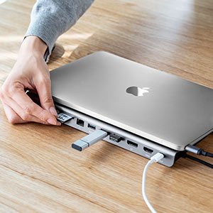 ドッキングステーション 2画面出力 USB Type-C ノートPCスタンド ドッキングステーション 2画面出力 USB Type-C ノートPCスタンド