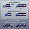 yrWlXZ[zhbLOXe[V HDMI2 4K 2ʏo͑Ή USB-Cڑ USB PD100WΉ 11in1 Win/MacΉ P[ǔ^ RpNgTCY 400-VGA024