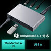 AEgbgFThunderbolt4 hbLOXe[V 2ʏo TB4~3|[g 85W PD[d TB4P[ut 40Gbps 4K/60Hz~2 USB A Z400-VGA026