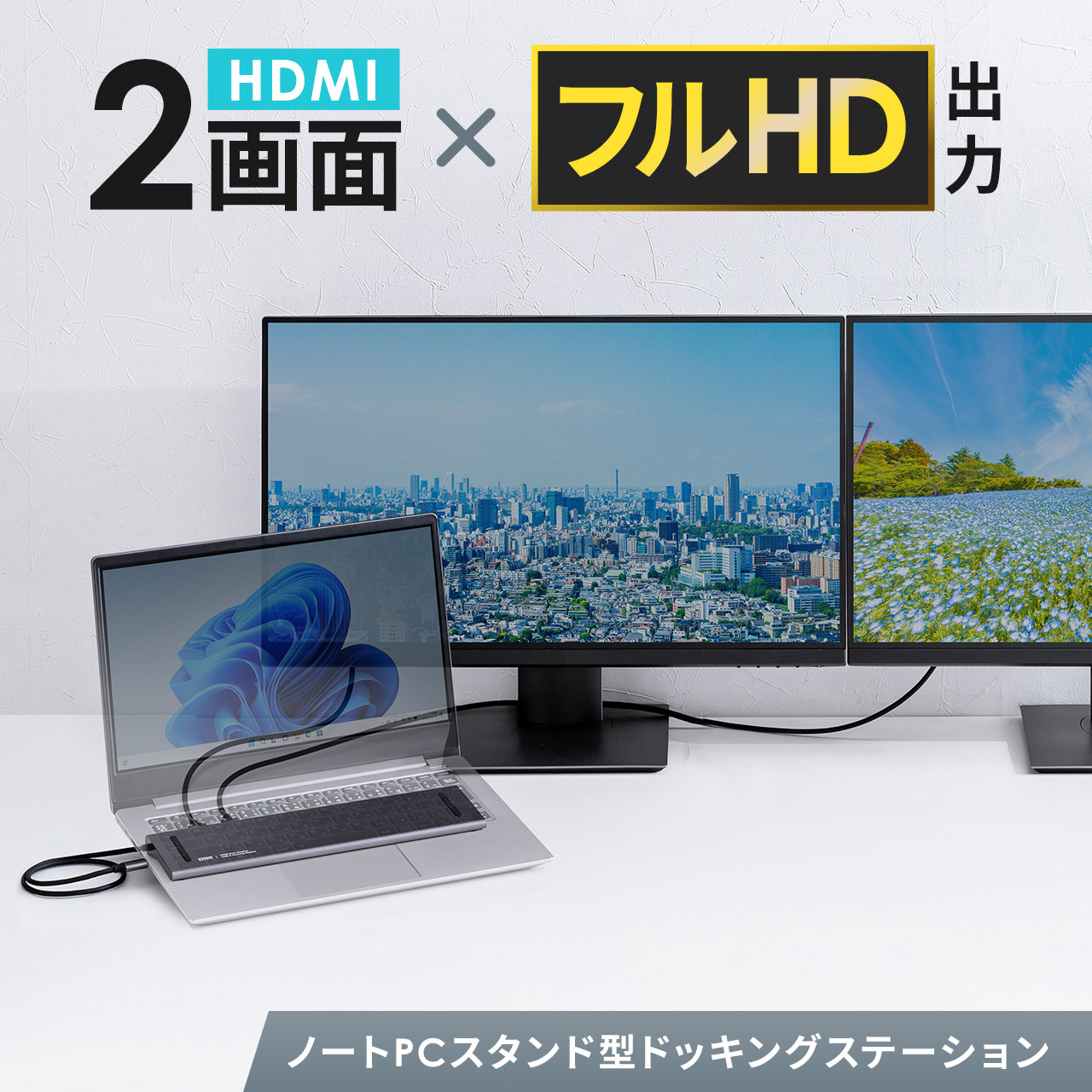 hbLOXe[V USB-C 2ʏo HDMI~2 + VGA tHD X^h^ PD100W 11in1 USBnu P[ǔ^ @l 400-VGA028