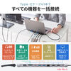 hbLOXe[V USB-C 2ʏo HDMI~2 + VGA tHD X^h^ PD100W 11in1 USBnu P[ǔ^ @l 400-VGA028