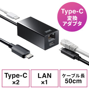 USBnu LAN Type-Cڑ ^ USB PDΉ USB-C2|[g Win/MacΉ ʃt@Xi[t