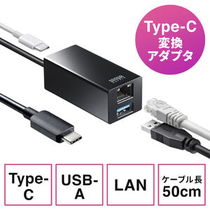 USBnu LAN Type-Cڑ ^ USB PDΉ USB-C/A|[g Win/MacΉ ʃt@Xi[t