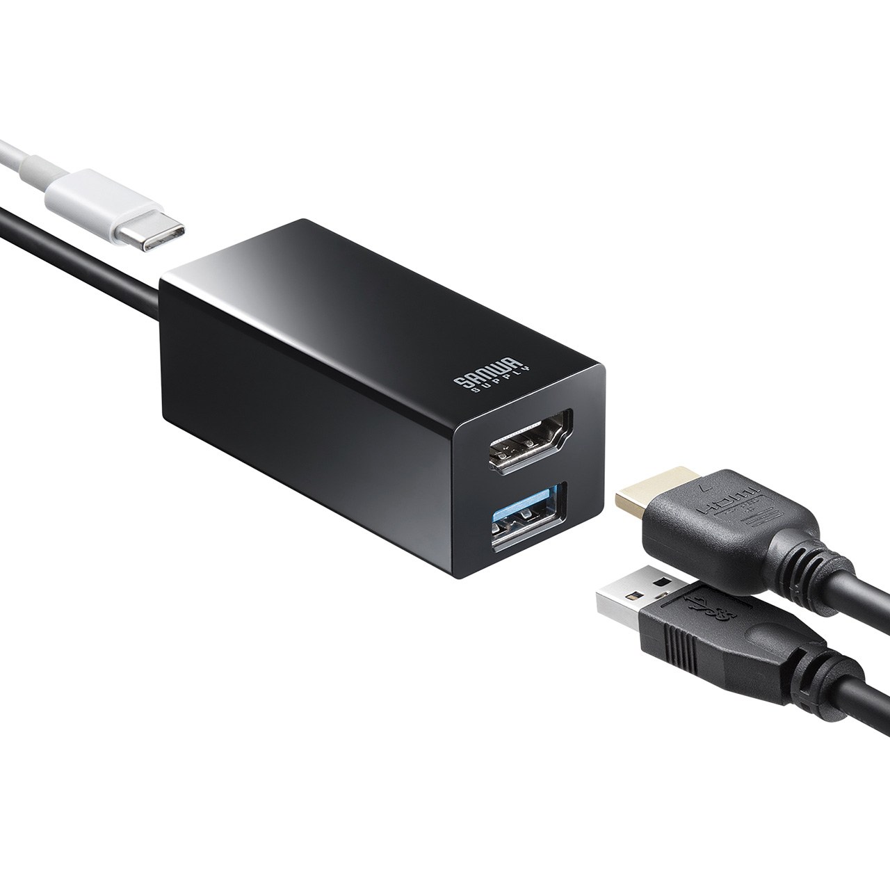 Startech USB-C - HDMI ディスプレイ変換アダプタ 携帯用キーホルダータイプ 4K 30Hz USB Type-C - HDMI ディスプレイアダプタ Thunderbolt 3 互換 1個 CDP2HDFC