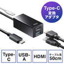 USB HDMI ϊA_v^ 4K 60HzΉ nu Type-Cڑ ^ USB PDΉ USB-C/USB-A|[g Win/MacΉ ʃt@Xi[t