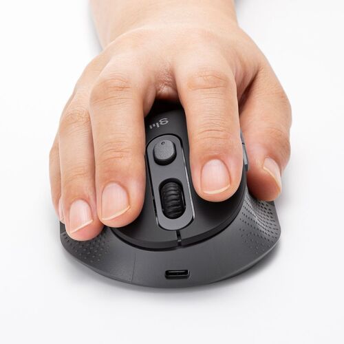 �G���S�m�~�N�X�}�E�X Bluetooth �� USB A���C�����X 5�{�^�� �É� USB-C�}���[�d ��� �F�≊�h�~ �G���S �u���b�N