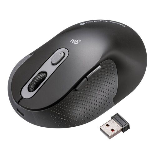 �G���S�m�~�N�X�}�E�X Bluetooth �� USB A���C�����X 5�{�^�� �É� USB-C�}���[�d ��� �F�≊�h�~ �G���S �u���b�N