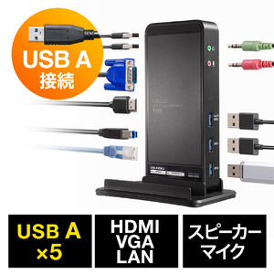 hbLOXe[V c^X^h^Cv USB Aڑ HDMI VGAΉ QWXGA(2048~1152) 10in1 USB3.0~3 USB2.0~2 LAN o }CN