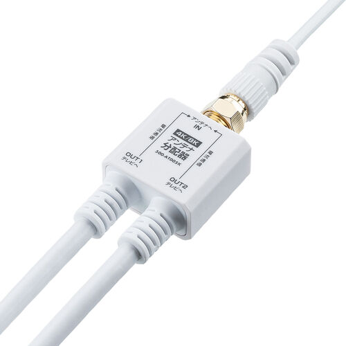 �A���e�i���z�� 4K�Ή� 8K�Ή� BS CS �n�f�W CATV�Ή� 2���z�� �P�[�u����̌^ �P�[�u����0.5m