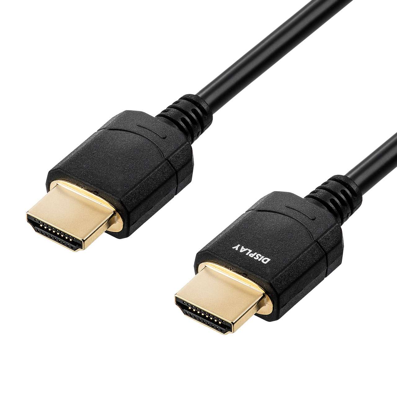 HDMI光ファイバケーブル（HDMIケーブル・4K/60Hz・18Gbps・HDR対応・バージョン2.0準拠品・10m・ブラック）  500-HD021-10