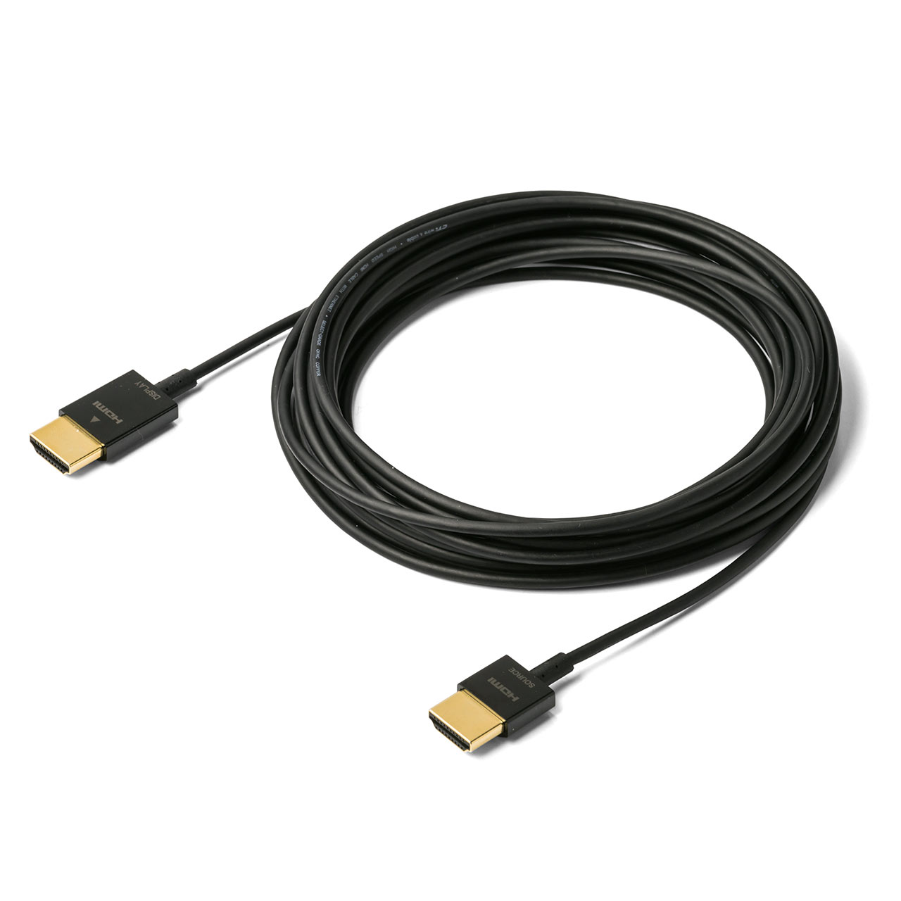 HDMIケーブル（スリムケーブル・ケーブル直径約2.8mm・Ver1.4規格認証品・4K/30Hz・PS4・XboxOne・5m）  500-HD022-5の販売商品 通販ならサンワダイレクト