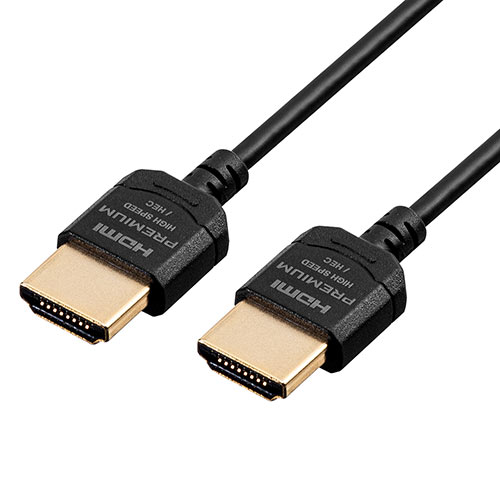 HDMI認証取得品・4K/60Hz・18Gbps・HDR対応・1m） 500-HD026-10の販売商品 | 通販ならサンワダイレクト