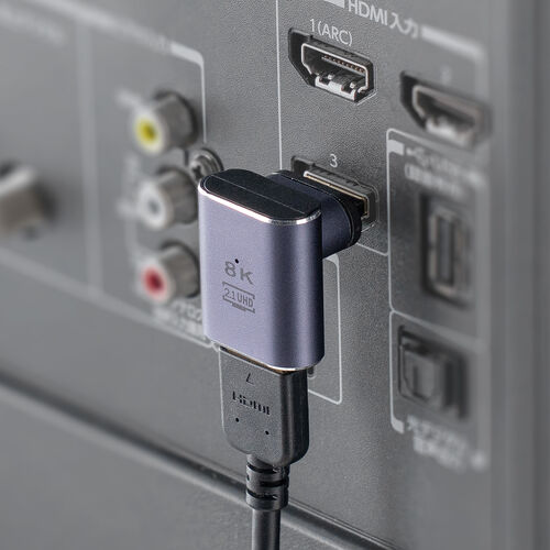 8K�Ή��I�}�O�l�b�g�ŊȒP���E�ł���HDMI�A�_�v�^��3��ޔ���