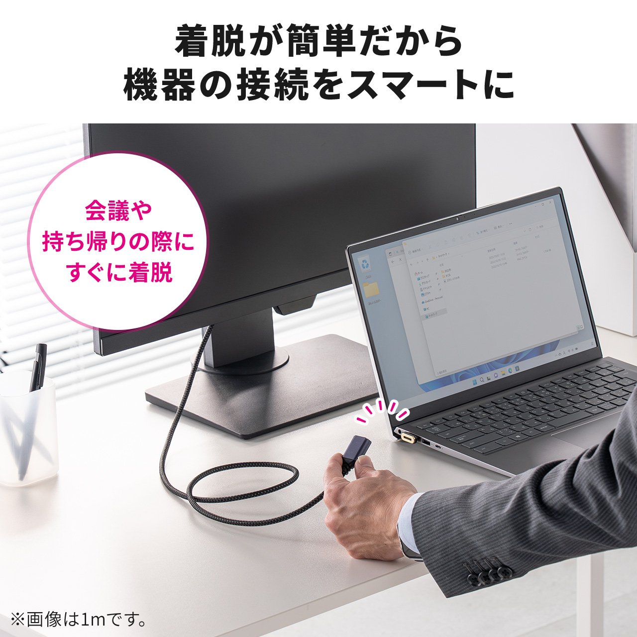 HDMI�P�[�u�� 1m �}�O�l�b�g�ڑ� ���ΐڑ� �E���g���n�C�X�s�[�h 8K60Hz 4K120Hz HDR �[�q�ی� HDCP �Q�[�� ��c��