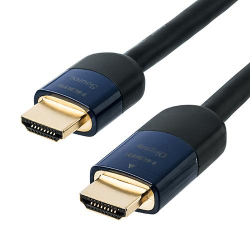 HDMIケーブル 10m（イコライザ内蔵・4K/30Hz対応・HDMI正規認証品 