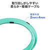 t@CoP[u OM3 10GBASE-SR/SWKi 10Gbps }`[h LC~2-LC~2 Kl^ 2c 50m 2m 500-HOM3LCLC-02