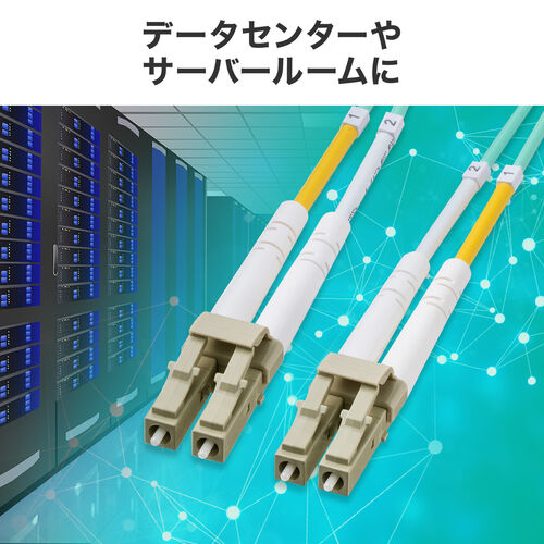 t@CoP[u OM3 10GBASE-SR/SWKi 10Gbps }`[h LC~2-LC~2 Kl^ 2c 50m 2m 500-HOM3LCLC-02