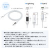 PDd͕\@\t USB Type-C Lightning P[u Apple MFiFؕi PD36WΉ 1m 炩VRP[u [d f[^] iPhone iPad zCg 500-IPLM032W