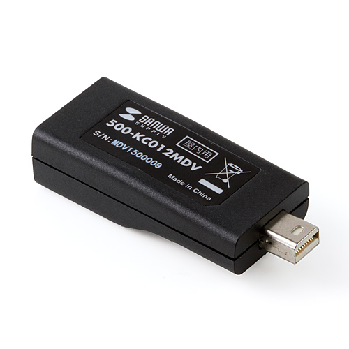 Mini DisplayPort-VGAϊA_v^[(ThunderboltEMini DisplayPortEVGAϊEtHDΉEMacBook ProESurface Pro 4Ήj 500-KC012MDV