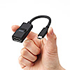 USB Type-C - DisplayPort変換アダプター（USB3.1 Type-C to DisplayPort変換・画面拡張・複製・4K出力可能・電源不要）