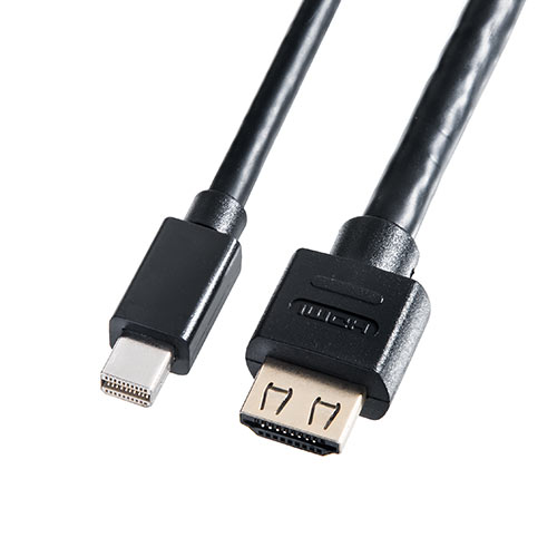 Mini DisplayPort-HDMI変換ケーブル(2m・4K/60Hz対応・アクティブタイプ・Thunderbolt変換・4K出力可能・Surface Pro 通販ならサンワダイレクト