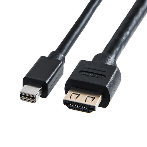Sanselig atom trompet Mini DisplayPort-HDMI変換ケーブル(2m・4K/60Hz対応・アクティブタイプ・Thunderbolt変換・4K出力可能・Surface  Pro 4対応・ラッチ内蔵） 500-KC020-2の販売商品 | 通販ならサンワダイレクト