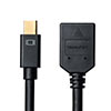 Mini DisplayPort-DisplayPort変換アダプタケーブル(1m・4K/60Hz対応・Thunderbolt変換・バージョン1.2準拠・ブラック）