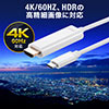 USB Type-C HDMIϊP[ui2mE4K/60HzEHDREHDCP2.2EThunderbolt 3ΉEUSB 3.1EzCgj 500-KC031