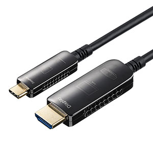 USB Type-C To HDMI ϊP[u t@Co[ 10m 4K/60Hz MacBook iPad TV ubN