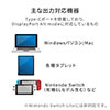 USB Type C-HDMI変換アダプタ 4K/60Hz HDR対応 PD100W ケーブル長20cm iPad Pro Air Nintendo Switch 有機ELモデル対応 ブラック 500-KC038
