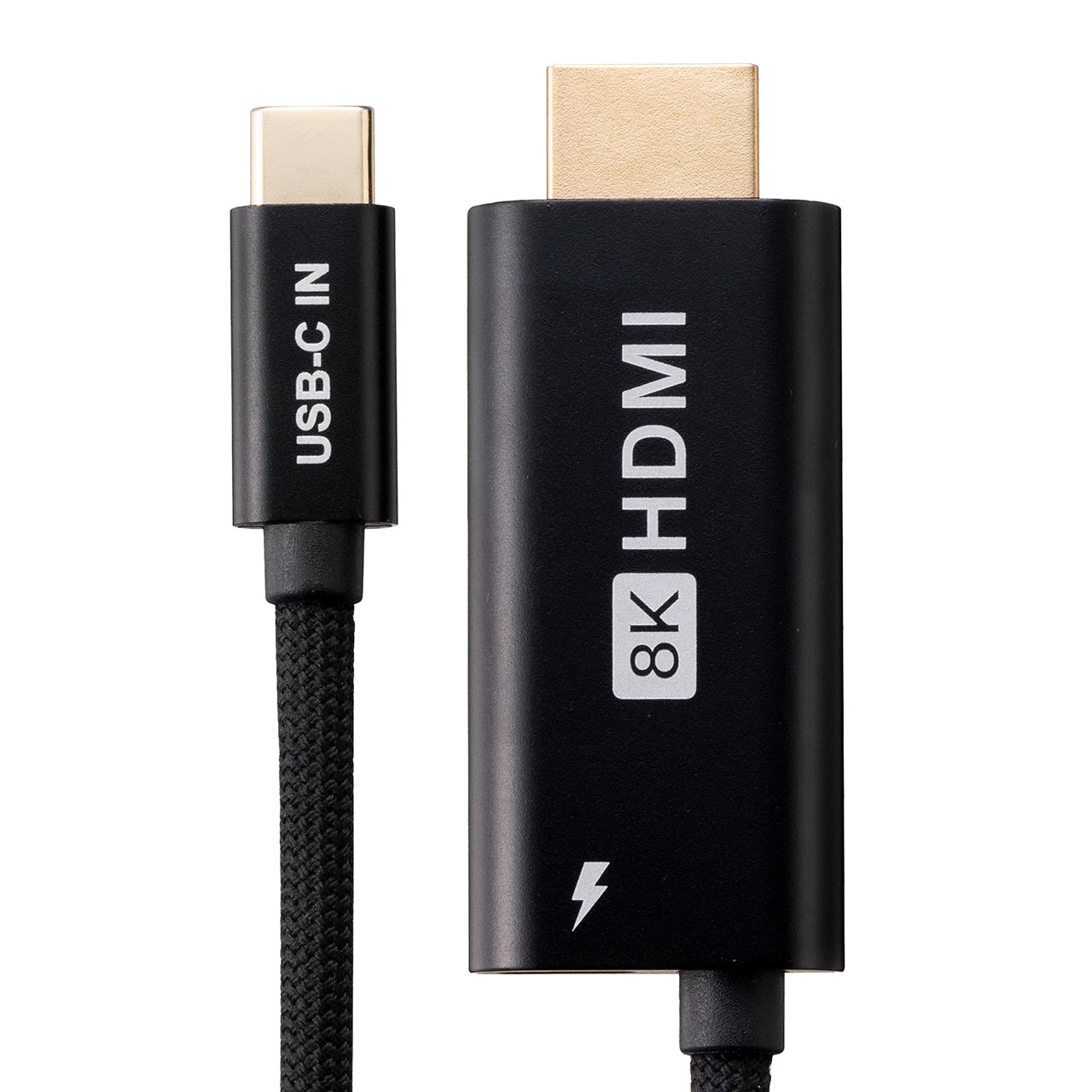 USB Type-C HDMIϊA_v^ 8K/30Hz 4K/60Hz PD100W P[u2 typeC@Ή X}[gtH ^ubgHDR ubN 500-KC044