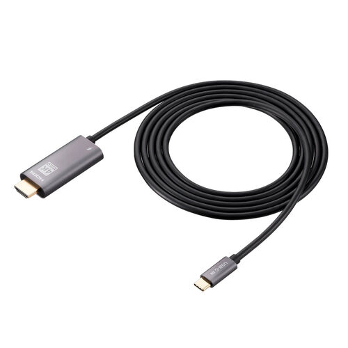 USB Type-C HDMIϊA_v^ 4K/30Hz tHD/60Hz PD60W P[u2 typeC@Ή X}[gtH ^ubgHDR ubN 500-KC045