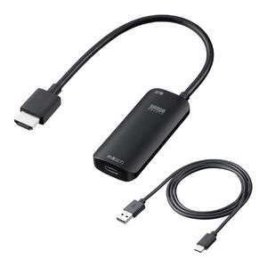 HDMI to USB-C 変換アダプタ 4K/60Hz ケーブル長20cm ARグラス