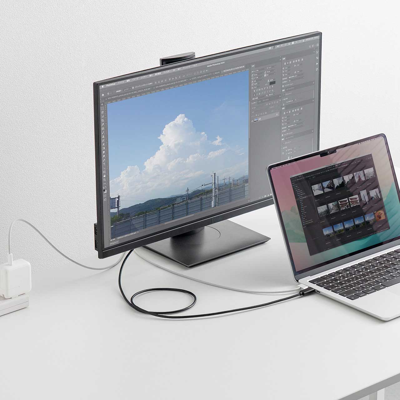 USB Type C HDMI ϊP[u 1m 4K60Hz USB C HDMI ϊ PʐM Thunderbolt 4/3 DPAlt[h ubN