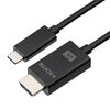 USB Type C HDMI ϊP[u 1m 4K60Hz USB C HDMI ϊ PʐM Thunderbolt 4/3 DPAlt[h ubN