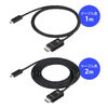 USB Type C HDMI ϊP[u 1m 4K60Hz USB C HDMI ϊ PʐM Thunderbolt 4/3 DPAlt[h ubN